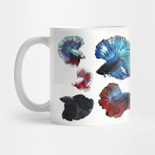 Five Betta Fish Mug